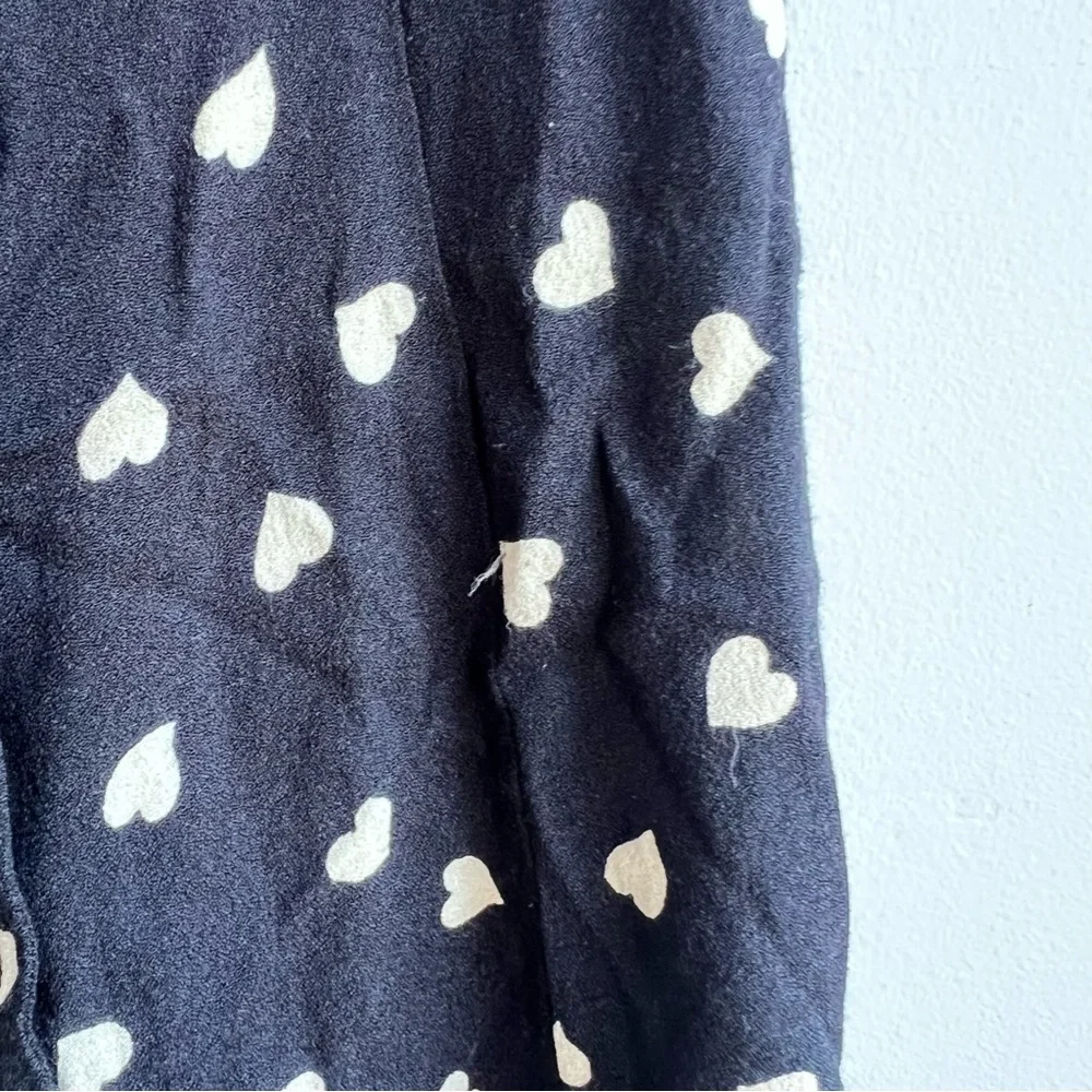 Reformation Black and White Heart Print Mini Dress - Picture 5 of 6